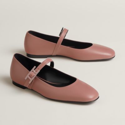 嬉しいフラット♪【HERMES】Ballerines Jane フラットシューズ 足元を格上げ】HERMES Ballerines Jane フラットシューズ